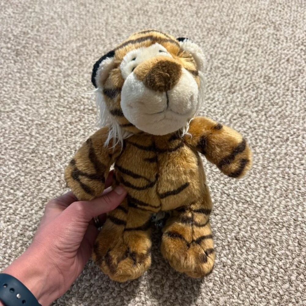 Charter Club Tiger Plush Stuffed Animal Toy Brown Orange